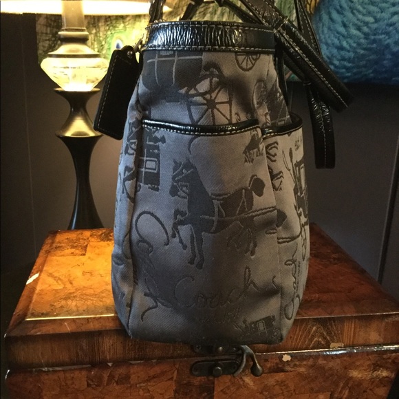 Coach East West Carriage Tote - Picture 5 of 8